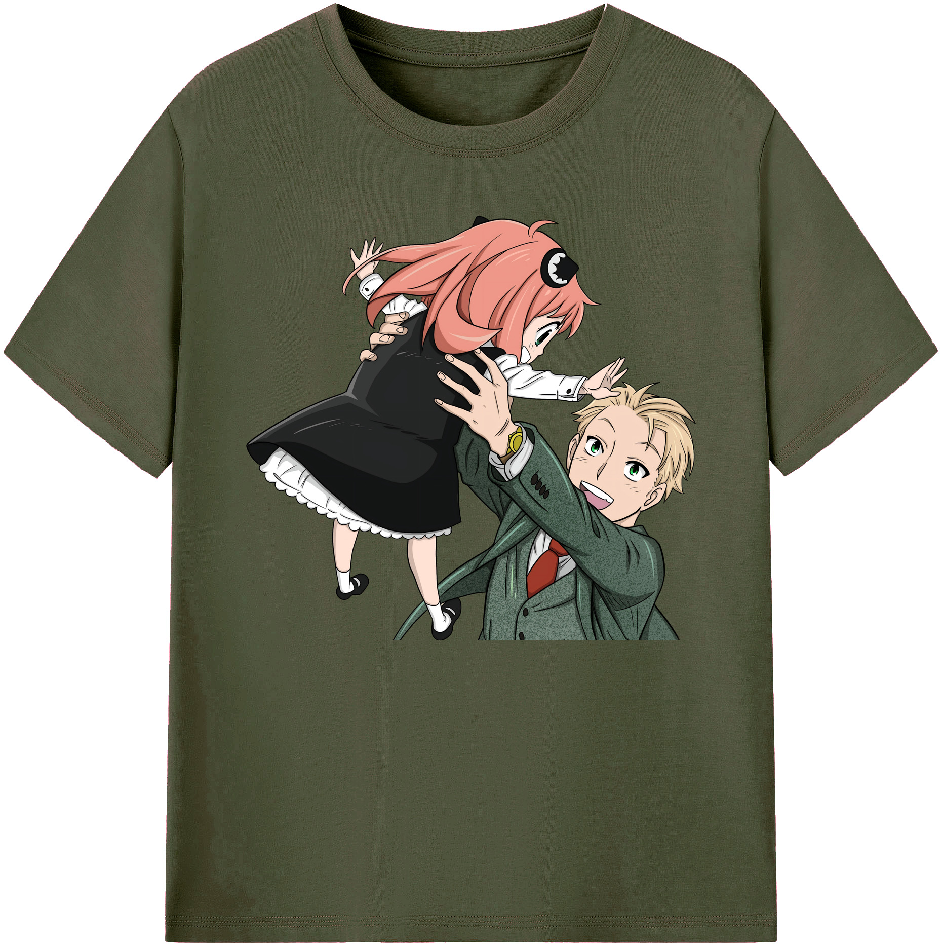 （画像用） SPY×FAMILY间谍家家酒 綿100％ メンズ半袖Tシャツ｜肌触りやわらか＆通気性